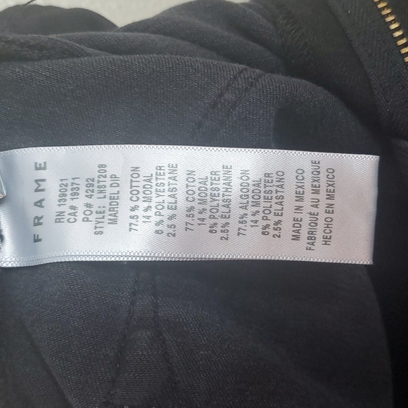 FRAME Washed Black Wash Le High Straight in Mardel Dip Size 30 NWT - Picture 4 of 8